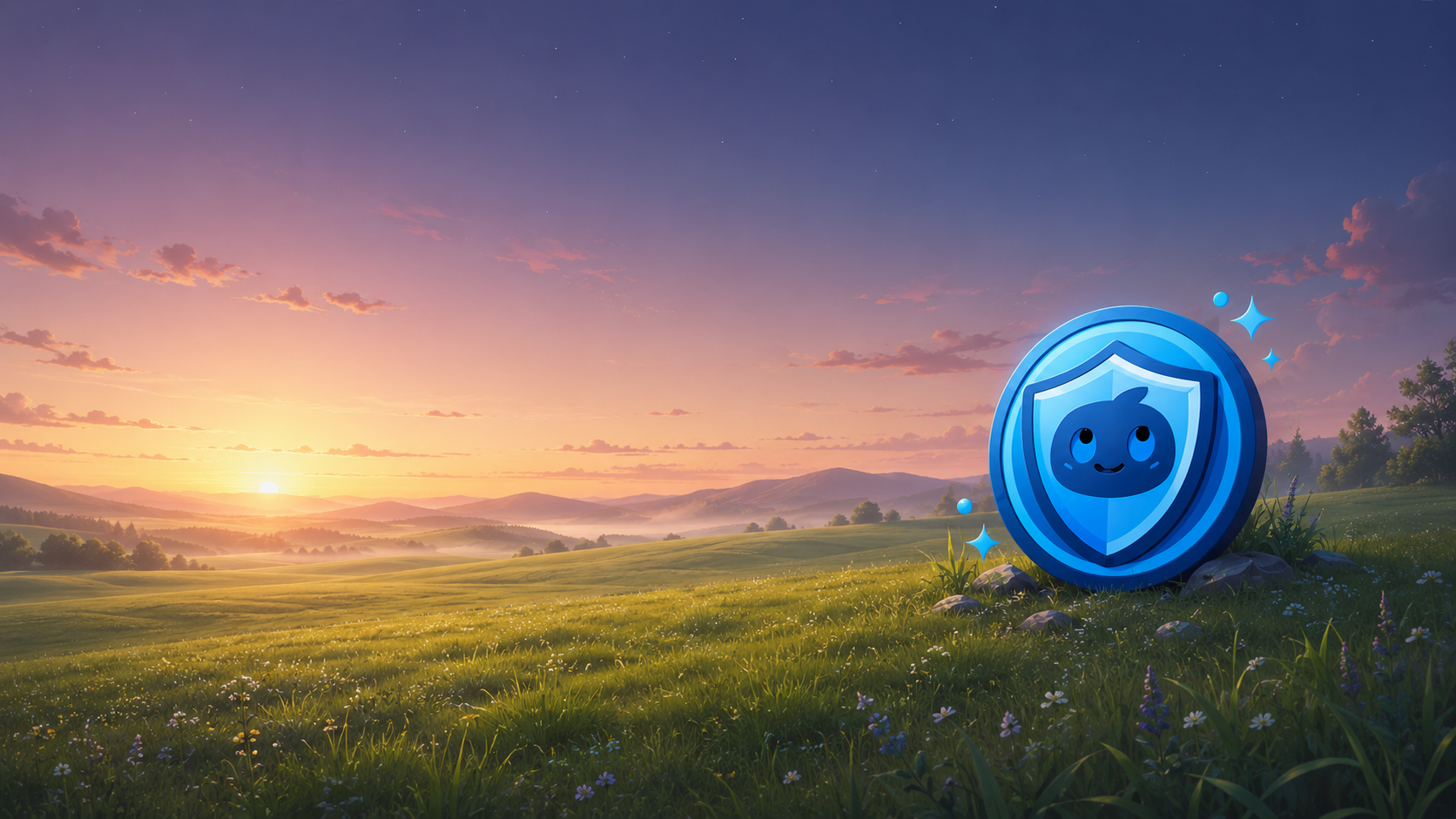 SlowDmG Guardian in a sunset landscape
